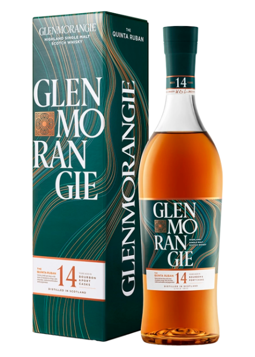 GLENMORANGIE 14YO QUINTA RUBAN WHISKY 46% 0,7L + KARTONIK