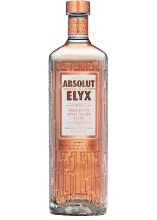 Butelka Absolut Elyx 0,7L – szwedzka wódka premium destylowana w miedzianych alembikach, o wyjątkowym smaku i aromacie