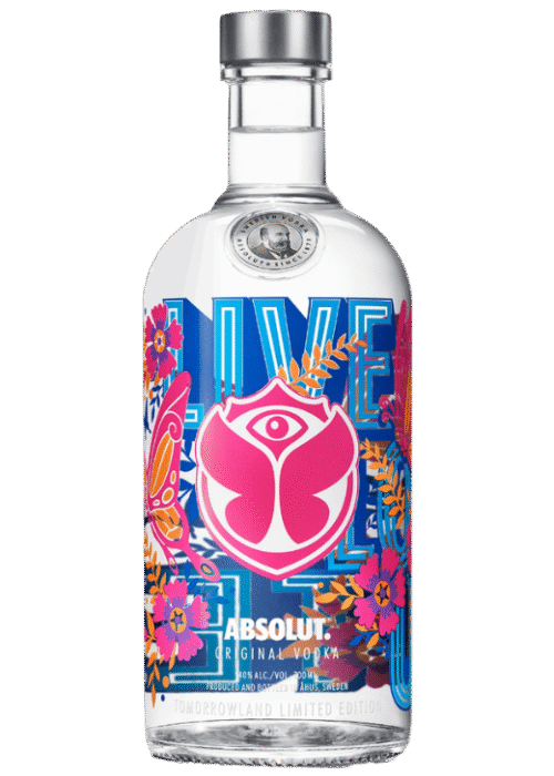 Butelka Absolut Wódka Tomorrowland 40% 0,7L – limitowana edycja szwedzkiej wódki z motywem Tomorrowland