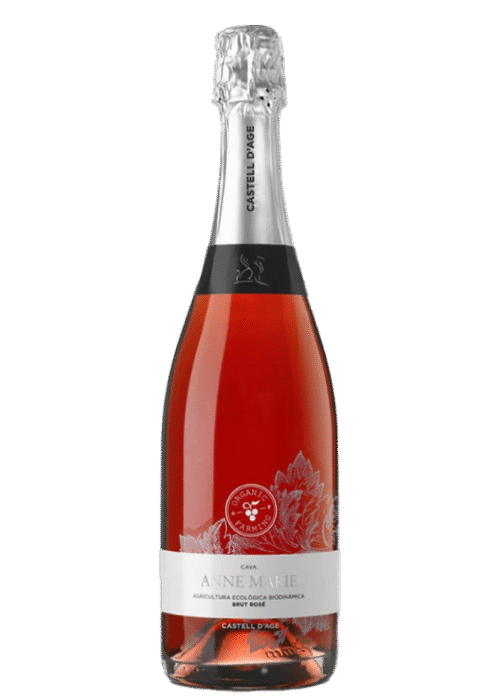 Butelka Anne Marie Cava Brut Rosé Bio 0,75L – organiczne wino musujące z regionu Penedès w Hiszpanii