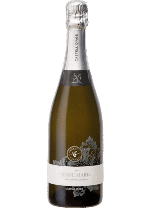 Butelka AnneMarie Cava Brut Reserva BIO 0,75L – wytrawne, organiczne wino musujące z regionu Penedes w Hiszpanii o cytrusowo-kwiatowym aromacie i delikatnym, świeżym smaku