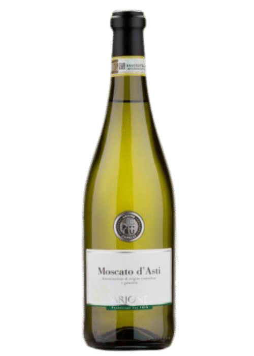 Butelka Arione Moscato d’Asti 0,75L – słodkie, aromatyczne wino musujące z regionu Piemont we Włoszech