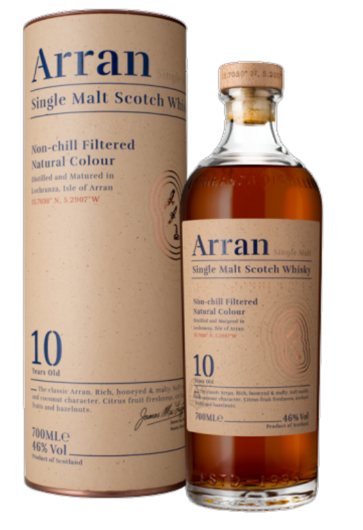 Arran 10Yo Whisky 46% 0,7L – Klasyczna Elegancja z Isle of Arran