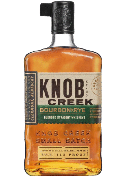 Butelka Knob Creek Rye Bourbon 0,7L 50% – amerykański bourbon o korzennym, ostrym i pikantnym aromacie oraz bogatym, intensywnym smaku z delikatnym i gładkim finiszem