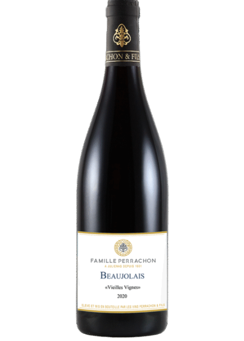Butelka Beaujolais Classic Famille Perrachon 0,75L – lekkie czerwone wino z francuskiego regionu Beaujolais