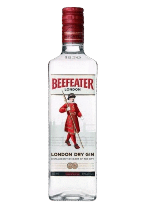 Butelka Beefeater London Dry Gin 0,7L – klasyczny gin z Anglii o świeżym, cytrusowym aromacie z delikatnym, ziołowym finiszem