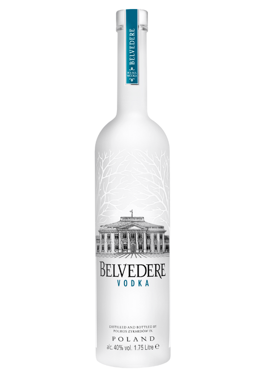 Butelka Belvedere Pure Organic Illuminator 1,75L – organiczna wódka premium z efektem podświetlenia