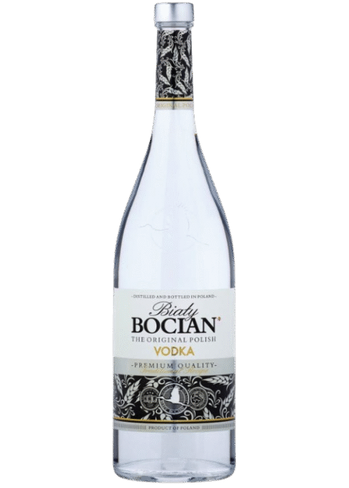 Butelka Biały Bocian 40% 0,5L – polska wódka o delikatnym, korzenno-ziołowym charakterze