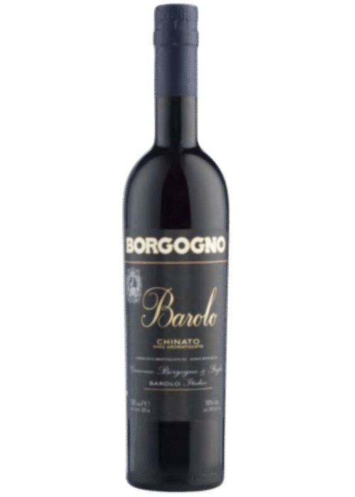Butelka Borgogno Barolo Chinato 0,5L – aromatyczne wino ziołowe z regionu Piemonte, oparte na bazie Barolo