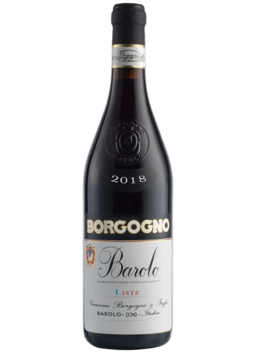 Butelka Borgogno Barolo Liste DOCG 0,75L – prestiżowe Barolo z pojedynczej winnicy Liste, region Piemont