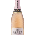Butelka Cava Maset Brut Rosé 0,75L – hiszpańska cava z Penedes o kwiatowym, owocowym i truskawkowym aromacie, orzeźwiającym, owocowym smaku i delikatnym finiszu