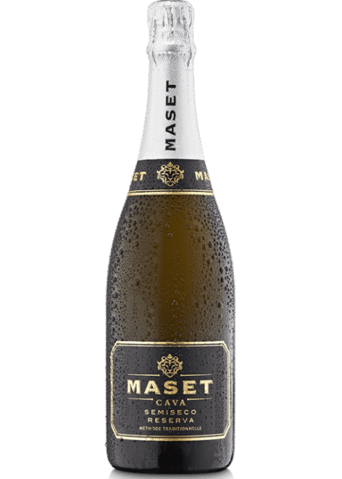 Butelka Cava Maset Nectar Semiseco Reserva 0,75L – hiszpańska cava z Penedes o cytrusowym, kwiatowym i owocowym aromacie, delikatnym, słodkim smaku i zrównoważonym finiszu