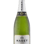 Butelka Cava Maset Semiseco 0,75L – hiszpańska cava z Penedes o cytrusowym, kwiatowym i owocowym aromacie, delikatnym, słodkim smaku i świeżym, zrównoważonym finiszu