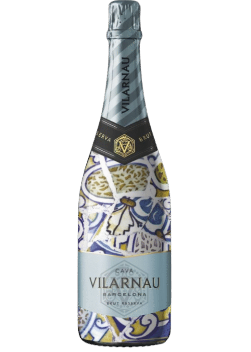 Butelka Cava Vilarnau Brut 0,75L – hiszpańska cava z Penedes o cytrusowym, kwiatowym i owocowym aromacie, świeżym, orzeźwiającym smaku i delikatnym finiszu