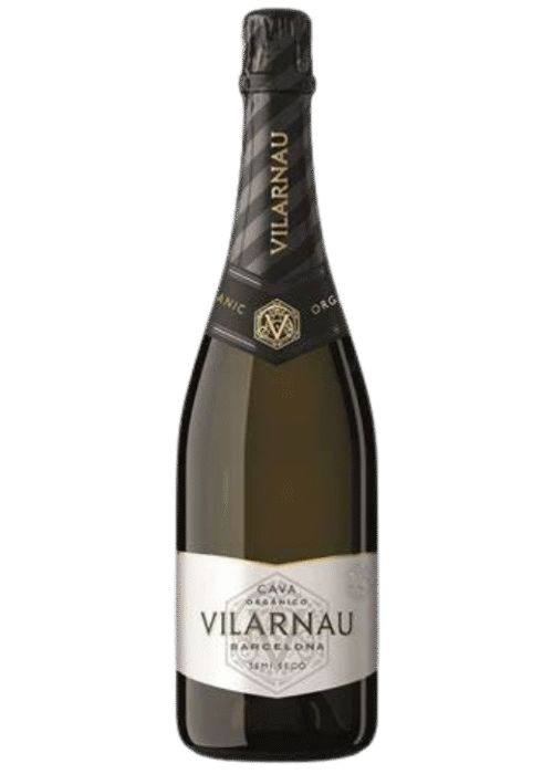 Butelka Cava Vilarnau Demi Sec 0,75L – hiszpańska cava z Katalonii o kwiatowym, owocowym aromacie, musującym, słodkim smaku i średnim, owocowym finiszu