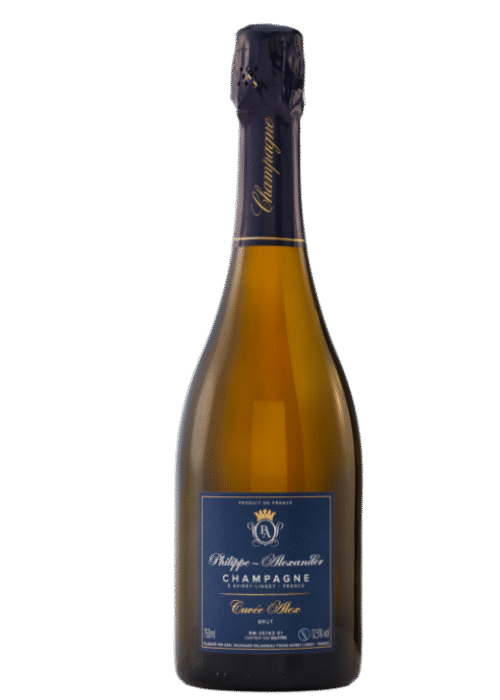 Butelka Champagne Philippe Alexander Cuve Alex 0,75L – francuskie szampan o cytrusowym, kwiatowym i ziołowym charakterze.
