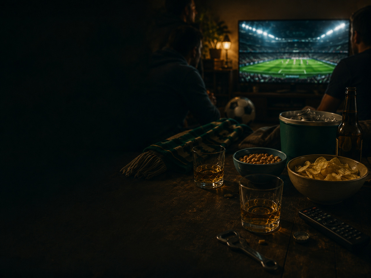 Akcesoria barowe na wieczór gier Mundialu