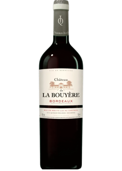 Butelka Château De La Bouyère Bordeaux Rouge 0,75L – francuskie czerwone wino z Bordeaux o owocowym i korzennym charakterze, z nutami wiśni i dębu.