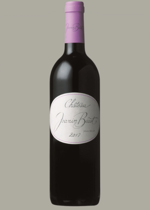 Butelka Château Joanin Becot ’17 0,75L – francuskie czerwone wino z Bordeaux o owocowym, korzennym i ziołowym charakterze, z nutami czarnych jagód.