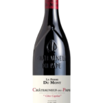 Butelka Châteauneuf Du Pape La Ferme Du Mont AOP 0,75L – francuskie czerwone wino z regionu Rodan o korzennym i owocowym charakterze.