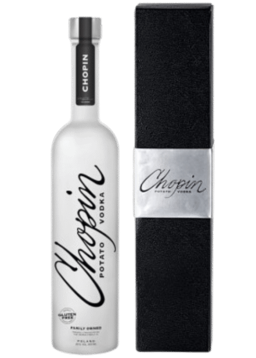 Butelka Chopin Potato 40% 0,7L w eleganckim kartoniku – polska wódka premium z ziemniaków