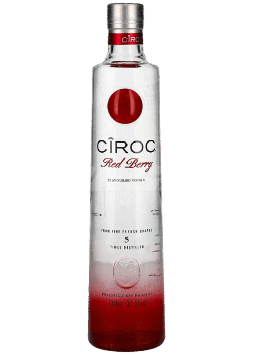 Butelka Ciroc Red Berry 0,7L – francuska wódka premium o owocowym, jagodowym smaku