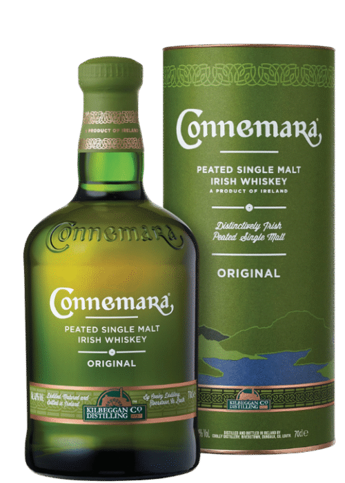 Butelka Connemara Original Peated Single Malt Irish Whiskey 40% 0,7L w tubie – torfowa irlandzka whiskey single malt