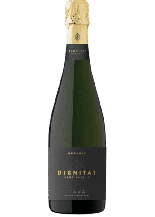 Butelka Dignitat Cava Brut Nature 0,75L – hiszpańska cava z regionu Penedes o cytrusowo-kwiatowym aromacie, wytrawnym i orzeźwiającym smaku, z mineralnym akcentem i długim, eleganckim finiszem