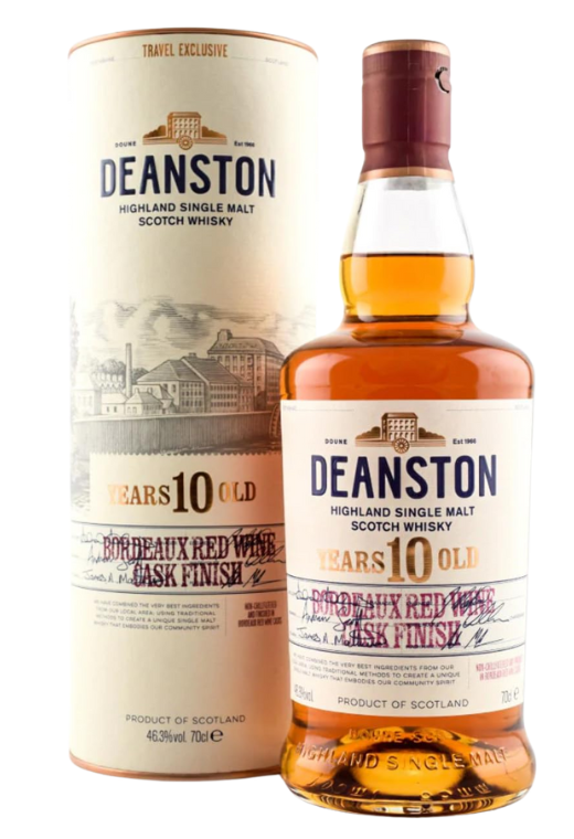 Deanston 10 Y.O. Bordeaux Cask 46,3% 0,7L – Wyjątkowa whisky z wpływem Bordeaux