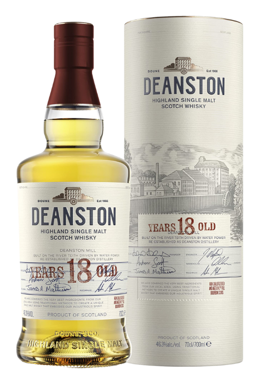 Deanston 18 Y.O. Highland Single Malt 46,3% 0,7L – Klasyczna elegancja regionu Highland