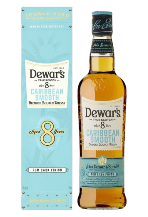 Dewar’s 8 Y.O. Caribbean Smooth 40% 0,7L – szkocka whisky z egzotycznym akcentem