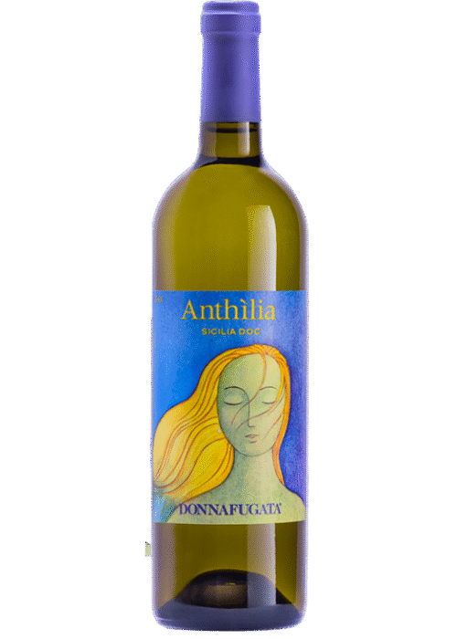 Butelka Donnafugata Anthìlia 0,75L – świeże, cytrusowe białe wino z Sycylii ze szczepu Lucido (Catarratto)