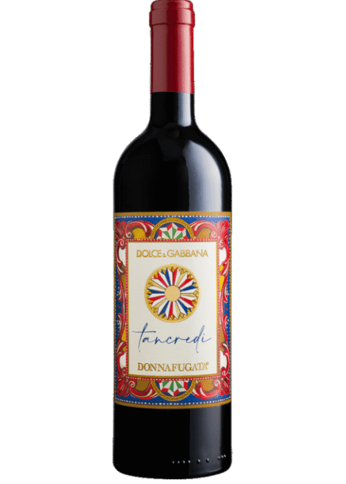 Butelka Donnafugata Tancredi Dolce & Gabbana 0,75L – eleganckie czerwone wino z Sycylii w artystycznej oprawie, edycja specjalna