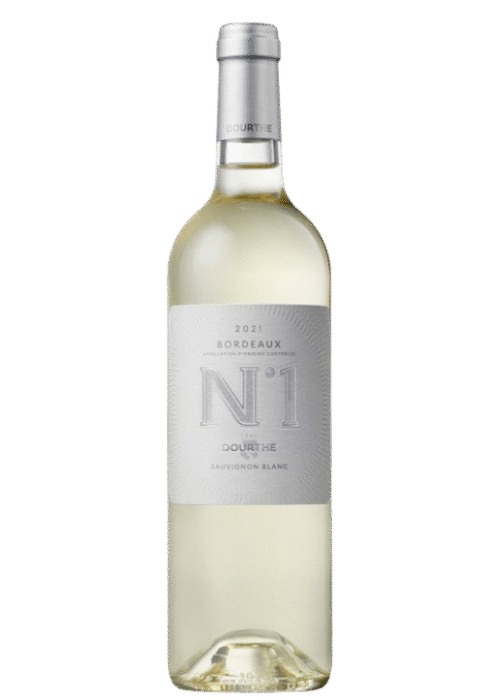 Butelka Dourthe Bordeaux N1 Sauvignon Blanc 0,75L – francuskie białe wino z regionu Bordeaux o cytrusowym, kwiatowym i ziołowym charakterze.