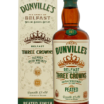 Butelka Dunville’s 3 Crowns Peat Irish Whiskey 43,5% 0,7L z eleganckim kartonikiem – torfowa irlandzka whiskey z wyrazistym charakterem