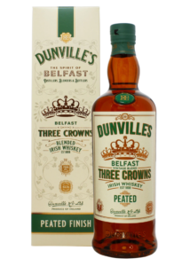 Dunville’s 3Crowns Peat Whisky 43,5% 0,7L + KARTONIK