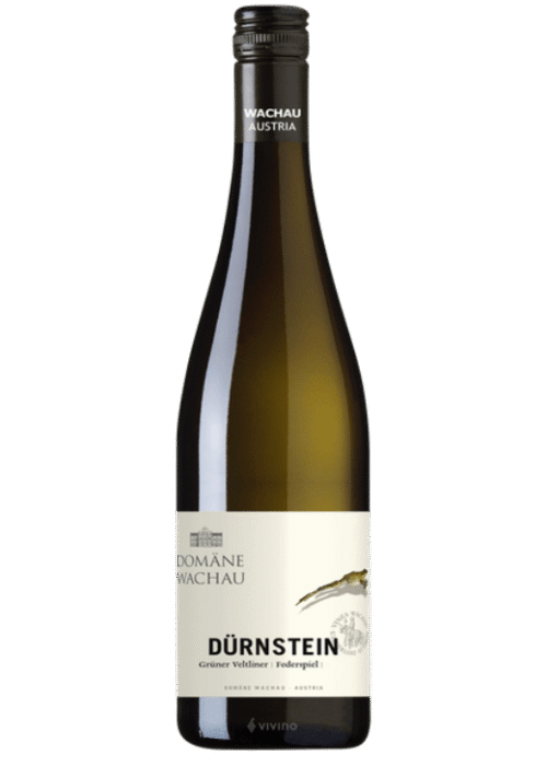 Butelka Durnstein Grüner Veltliner Federspiel 0,75L – austriackie białe wino z regionu Wachau, o cytrusowym, mineralnym i ziołowym charakterze.