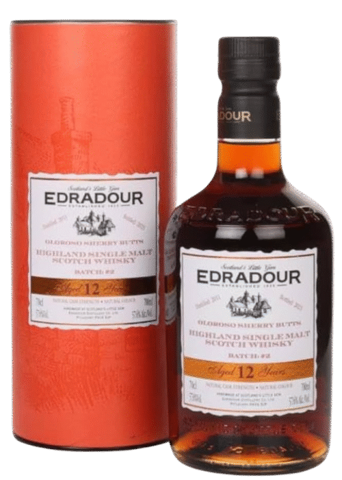 Edradour 12YO Sherry Cask Strength 0.7L – intensywna whisky szkocka o pełnej mocy