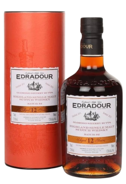 Edradour 12YO Sherry Cask Strength 0.7L – intensywna whisky szkocka o pełnej mocy