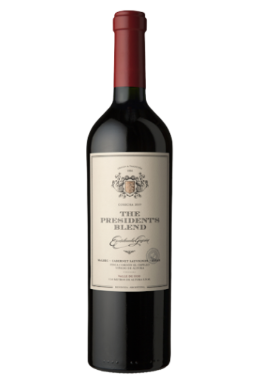 Butelka Escorihuela Gascon President Blend 0,75L – argentyńskie czerwone wino z regionu Mendoza, o korzennym, ziemistym i owocowym charakterze.