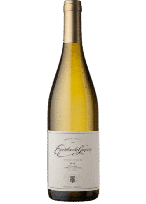 Butelka Escorihuela Gascon Viognier 0,75L – argentyńskie białe wino z regionu Mendoza o kwiatowym, owocowym i ziołowym charakterze.