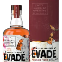 Evade Whisky SM Red Wine 43% 0.7L – wyjątkowa whisky dojrzewająca w beczkach po czerwonym winie