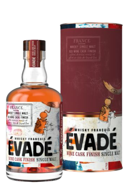 Evade Whisky SM Red Wine 43% 0.7L – wyjątkowa whisky dojrzewająca w beczkach po czerwonym winie