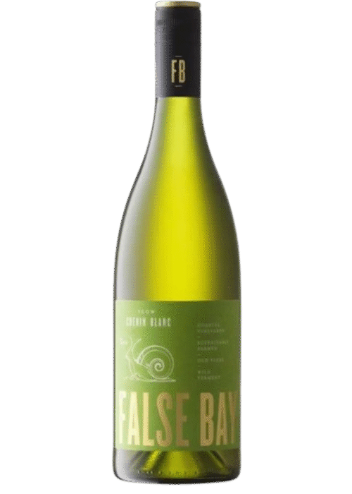 Butelka False Bay Slow Chenin Blanc 0,75L – południowoafrykańskie białe wino z regionu Stellenbosch, o cytrusowym, owocowym i ziołowym charakterze.