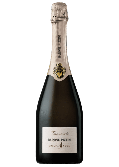 Butelka Franciacorta Golf 1927 Barone Pizzini Magnum 1,5L – włoskie musujące wino z regionu Franciacorta o cytrusowym, kwiatowym i mineralnym charakterze.