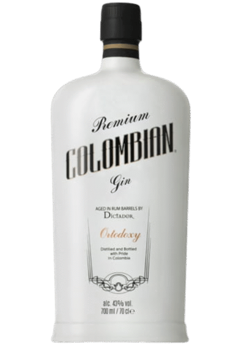 Butelka Dictador Orthodox Gin 43% 0,7L – francuski gin o cytrusowym, kwiatowym aromacie i ziołowym finiszu.