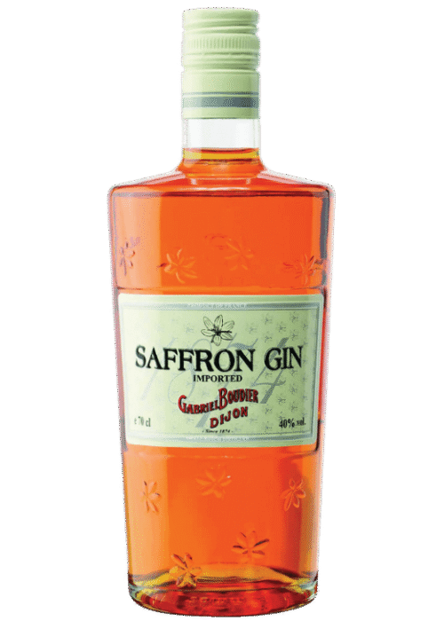 Butelka GIN SAFFRON 40% 0,7L – hiszpański gin o ziołowym i kwiatowym aromacie z nutą szafranu.
