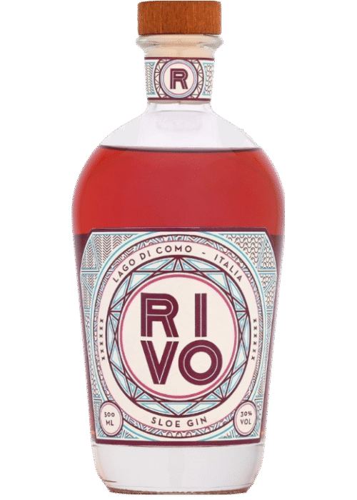Butelka Gin RIVO Sloe Gin 30% 0,5L – angielski gin o słodkim, owocowym smaku z nutami śliwkowymi i ziołowymi.