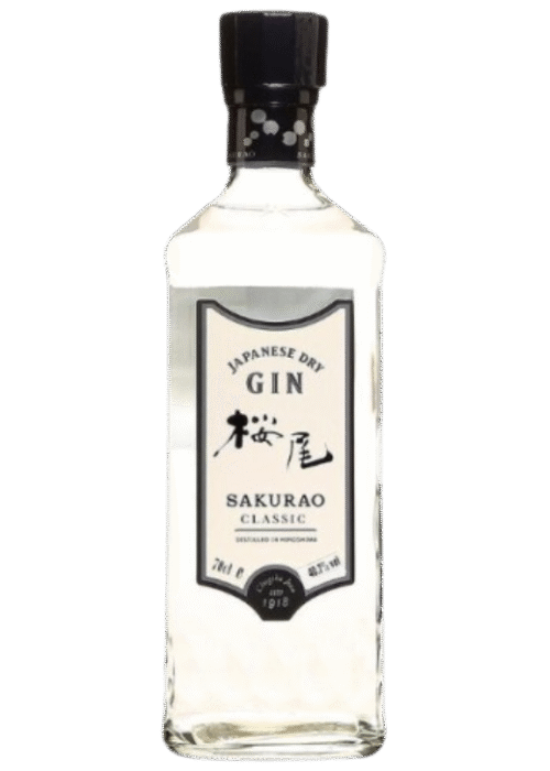 Butelka Gin Sakurao Classic 40% 0,7L – japoński gin o kwiatowym i owocowym aromacie z lekkim, owocowym smakiem.