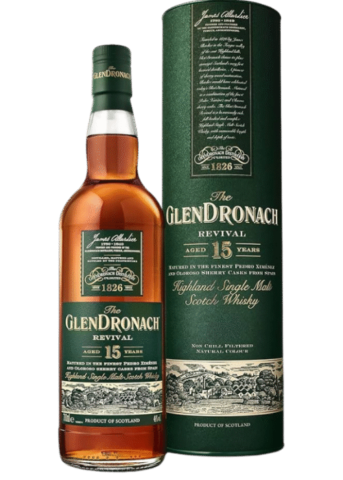 GlenDronach 15YO 46% 0.7L – bogata whisky sherry cask z regionu Highland